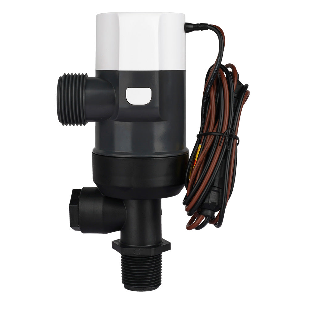 Commodore 1100 GPH Vertical Livewell Pump  Short  12V CMD311100L