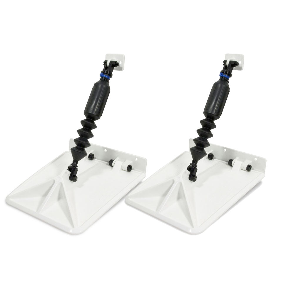 Smart Tabs SX Trim Tabs by Lectrotab 95 x 10 f1820 Boat w150  240HP  White SXW951080