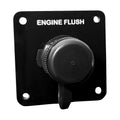 Flushmaster Vertical Single Outlet Flush Port Reroute  Black Acrylic  12 Barb SMQCR1BV12