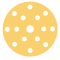 RUPES MULTIPURPOSE Paper Abrasive Discs 150mm 6  15 Holes  P80 Grit Box of 100pcs 945PD080