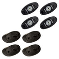 RIGID Industries ASeries Rock Light Kit  4 Cool White Lights  Black 400203