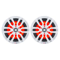 DS18 HYDRO 65 2Way Marine Speakers wRGB LED Lights 300W  White NXL6