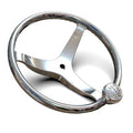 Lewmar 3 Spoke 135 Steering Wheel wPowerGrip Knob 89700820