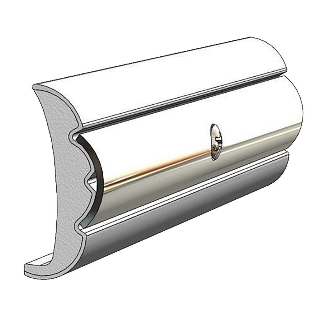 TACO Rigid Vinyl FlexCore Rub Rail 158 x 635  Frosty White 60 V219959WHC60D1